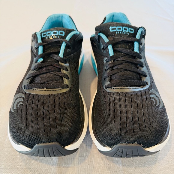 Topo Athletic Ultrafly 3 Women's Shoes Size 7 Road Trail Running Black Blue - Picture 2 of 12